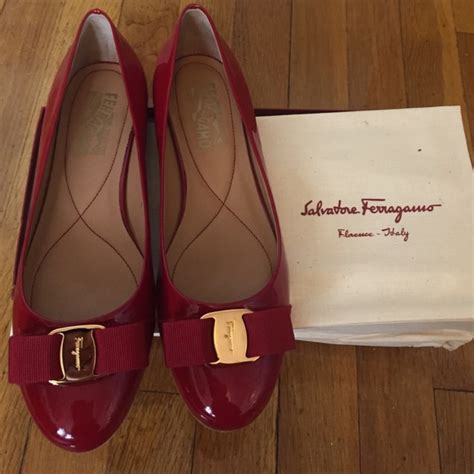 fake ferragamo varina|authentic ferragamo stitching.